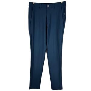 Lululemon Commission Pant Slim Warpstreme Navy Blue Men's Size 30 x 31 EUC